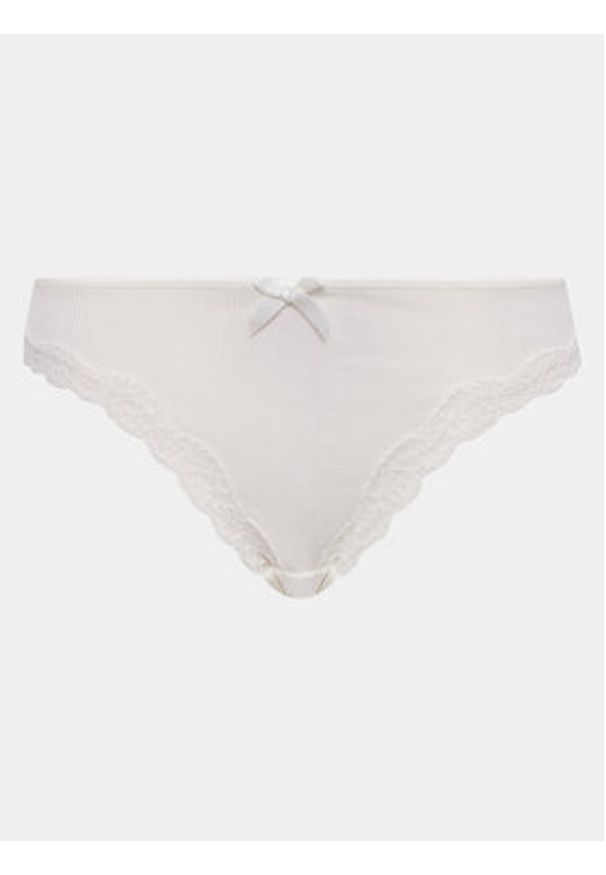 Hunkemöller Figi brazylijskie Lola 192194 Biały. Kolor: biały. Materiał: syntetyk