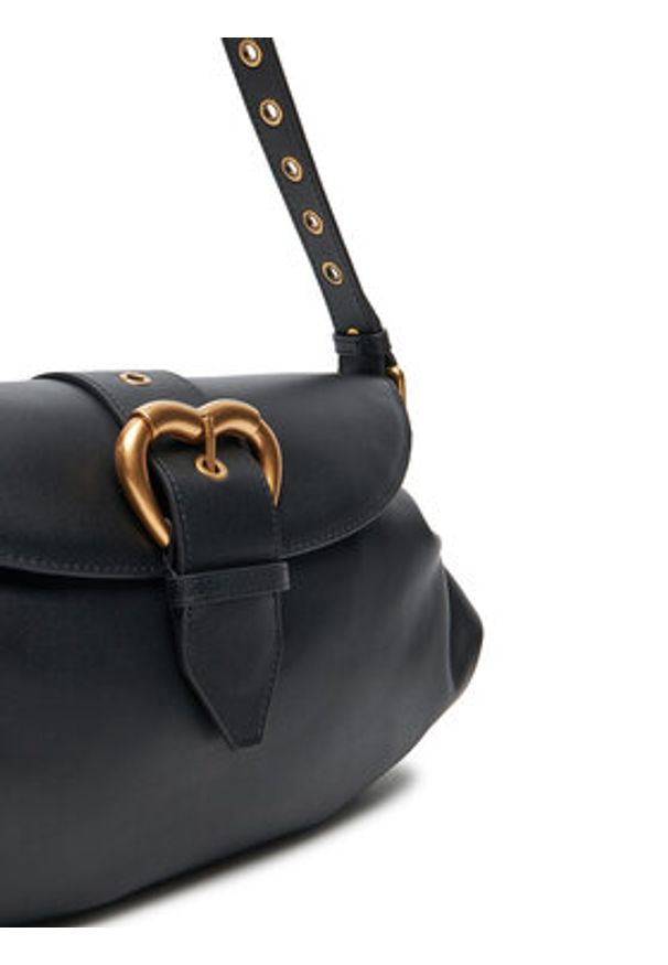 Pinko - PINKO Torebka Jolene Shoulder Classic PE 25 PLTT 102801 A270 Czarny. Kolor: czarny. Materiał: skórzane