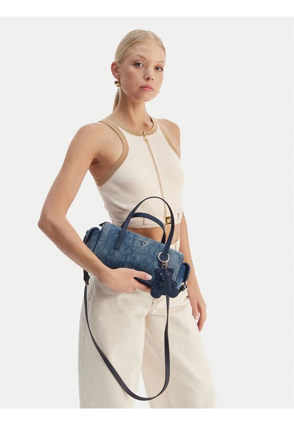 Guess Torebka Kassie HWDG99 30050 Niebieski. Kolor: niebieski