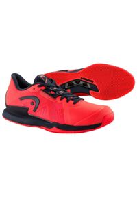Head - Buty do tenisa męskie Sprint Pro 3.5 Clay HEAD. Kolor: czerwony. Materiał: syntetyk, materiał. Sport: bieganie, tenis #2