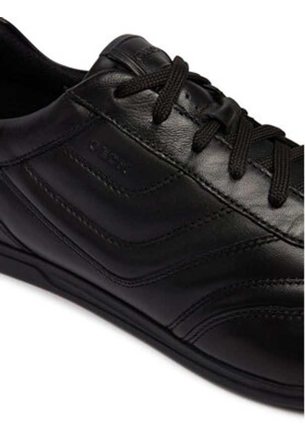 Geox Sneakersy U Renan U654GD 000TU C9999 Czarny. Kolor: czarny. Materiał: skóra