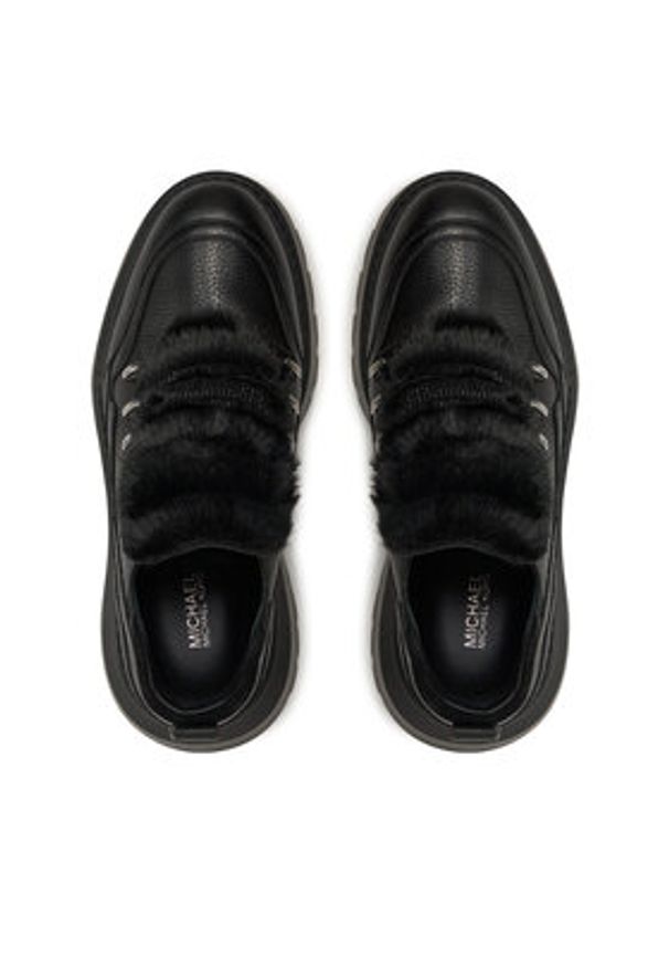 MICHAEL Michael Kors Półbuty Shiloh Bootie 40F4SSFE5L Czarny. Kolor: czarny. Materiał: skóra