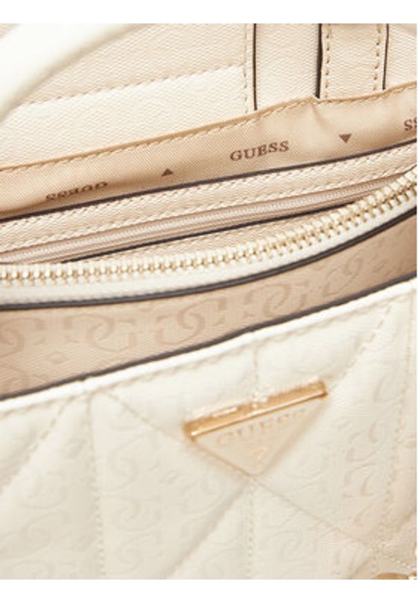 Guess Torebka Aldina HWGG96 63060 Écru. Materiał: skórzane