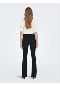 only - ONLY Jeansy 15286686 Czarny Flared Fit. Kolor: czarny #7