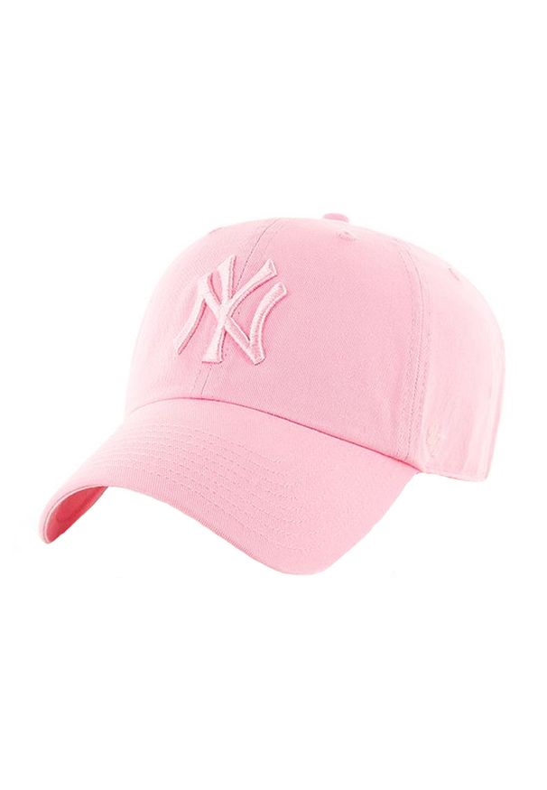 47 Brand New York Yankees MVP Cap B-RGW17GWSNL-RSA. Kolor: różowy. Materiał: bawełna