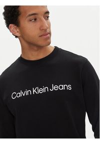 Calvin Klein Jeans Bluza J30J322549 Czarny Regular Fit. Kolor: czarny. Materiał: bawełna #3