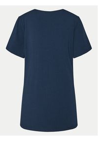 Vero Moda Curve T-Shirt Paxi 10251961 Granatowy Slim Fit. Kolor: niebieski. Materiał: bawełna #4