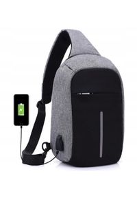 NoName - LEKKI PLECAK ANTYKRADZIEŻOWY PORT USB POWER-BANK #1