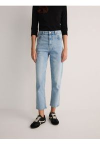 Reserved - Jeansy slim fit - niebieski. Stan: podwyższony. Kolor: niebieski