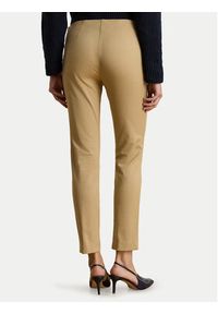 Lauren Ralph Lauren Spodnie materiałowe 200631310018 Beżowy Slim Fit. Kolor: beżowy. Materiał: bawełna, wiskoza #3