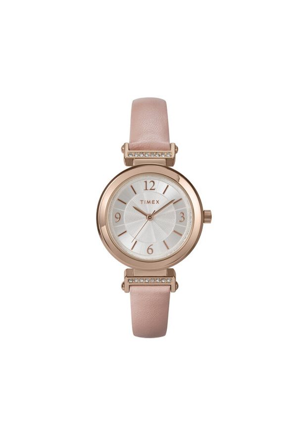 Timex Zegarek Main Street TW2W96300 Różowe złoto. Kolor: wielokolorowy, różowy, złoty. Styl: street
