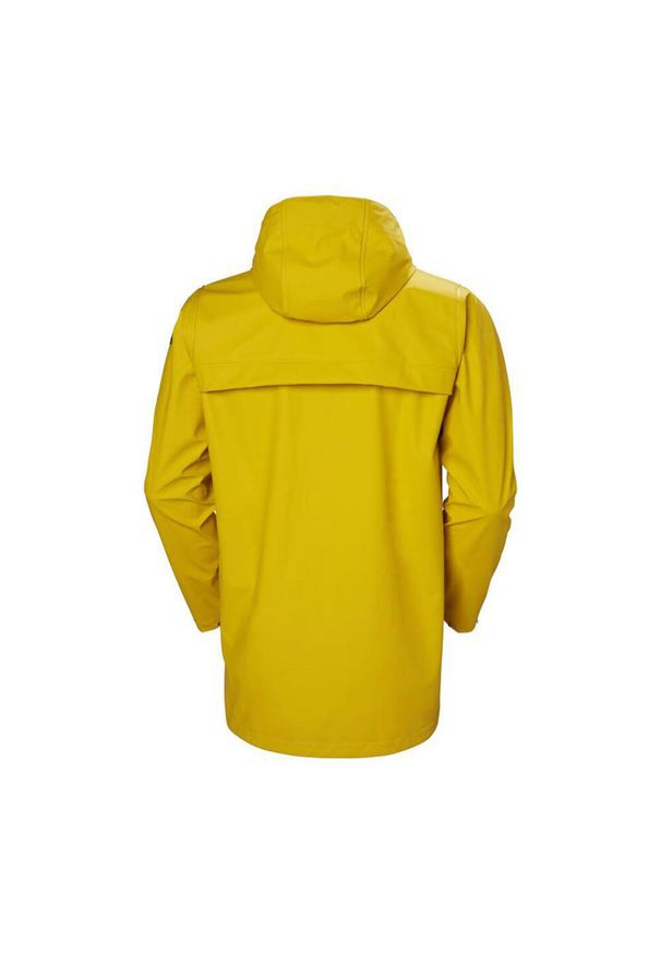 Kurtka uniwersalna męska Helly Hansen Moss Rain Coat. Typ kołnierza: kaptur. Kolor: żółty. Materiał: syntetyk