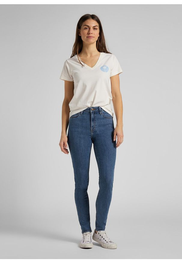 Lee - LEE IVY DAMSKIE SPODNIE JEANSOWE MID USED L32ESIVG 112107445