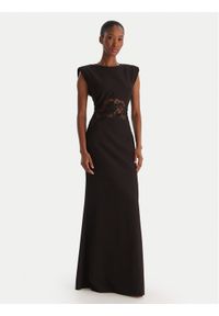 ACCESS FASHION Sukienka wieczorowa 54-3309-168 Czarny Regular Fit. Kolor: czarny. Materiał: syntetyk. Styl: wizytowy