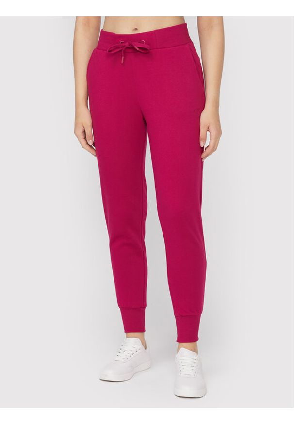 4f - 4F Spodnie dresowe H4Z22-SPDD351 Różowy Regular Fit. Kolor: różowy. Materiał: bawełna, dresówka