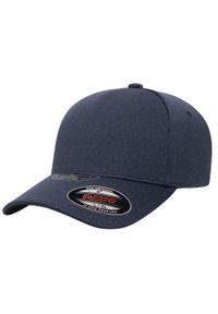FLEXFIT - Melanżowa Czapka Z Daszkiem Unipanel. Kolor: niebieski. Wzór: melanż #1