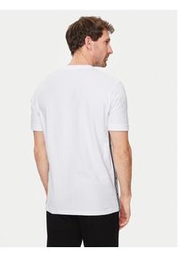Karl Lagerfeld - KARL LAGERFELD T-Shirt 755026 542221 Biały Regular Fit. Typ kołnierza: dekolt w karo. Kolor: biały. Materiał: bawełna #5