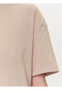 Hugo - HUGO T-Shirt 50490593 Beżowy Relaxed Fit. Kolor: beżowy. Materiał: bawełna