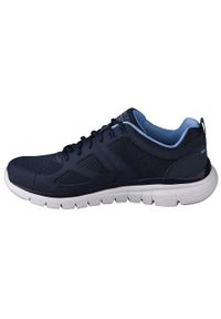 skechers - Buty do chodzenia męskie, Skechers Burns Agoura. Kolor: niebieski, wielokolorowy. Sport: turystyka piesza