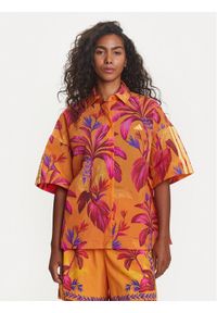 Adidas - adidas Koszula FARM Premium JD6281 Pomarańczowy Loose Fit. Kolor: pomarańczowy. Materiał: syntetyk