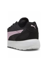 Puma - Damskie sneakersy SOFTRIDE Cosmic PUMA Black Pale Pink. Kolor: wielokolorowy, różowy, czarny. Materiał: syntetyk, skóra, nubuk. Szerokość cholewki: normalna