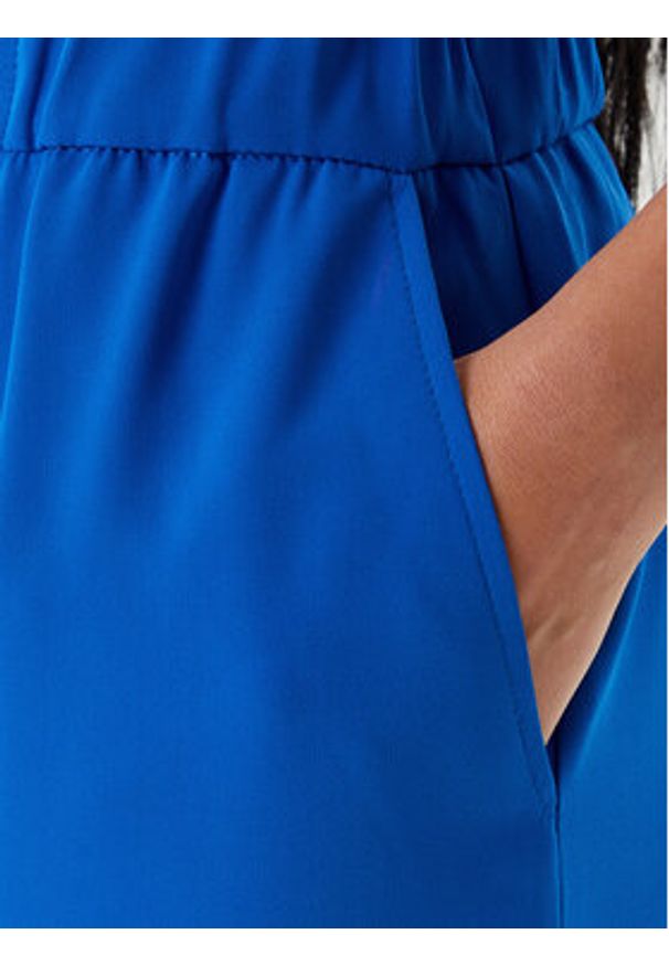 Morgan Spodnie palazzo 242-PBIRD Niebieski Wide Leg. Kolor: niebieski. Materiał: syntetyk