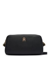 TOMMY HILFIGER - Tommy Hilfiger Torebka Th Grace Camera Bag AW0AW18863 Czarny. Kolor: czarny. Materiał: skórzane #1