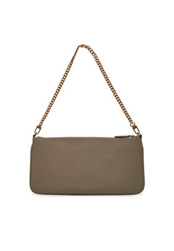 Pinko - PINKO Torebka Horizontal Flat PE 25 PCPL 102747 A0F1 Szary. Kolor: szary. Materiał: skórzane
