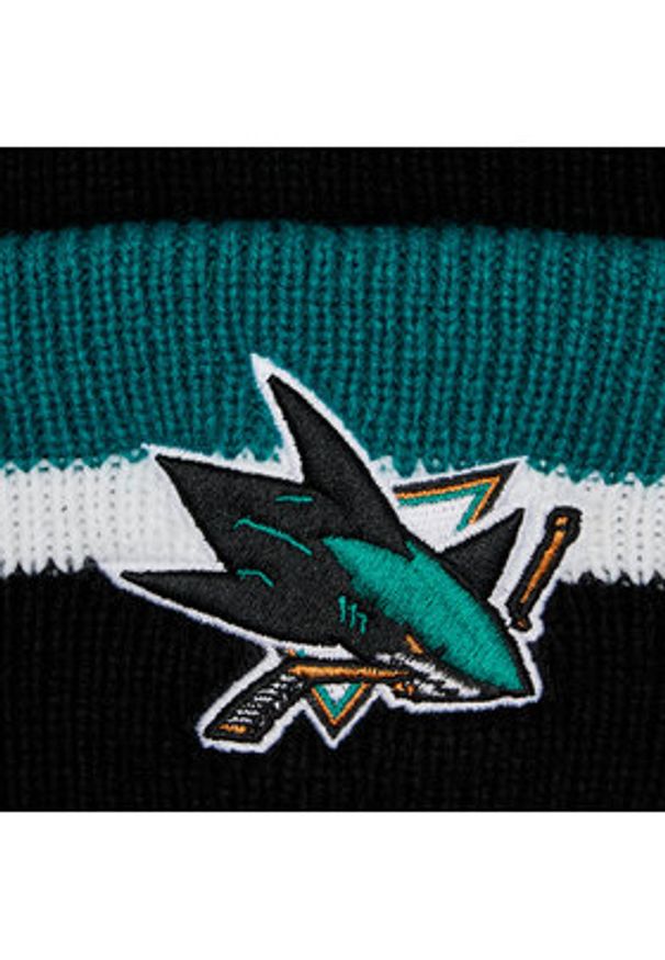 47 Brand Czapka NHL San Jose Sharks Split Cuff 47 H-SPLCC22ACE-BK Czarny. Kolor: czarny. Materiał: materiał, akryl