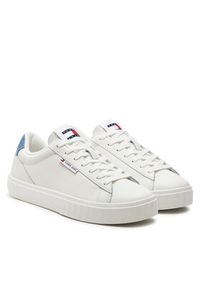 Tommy Jeans Sneakersy Tjw Cupsole Sneaker Denim EN0EN02652 Écru. Materiał: skóra #4