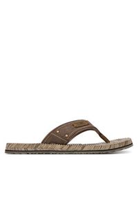 skechers - Skechers Japonki Quill - Seaside 205719/BRN Brązowy. Kolor: brązowy. Materiał: skóra #4