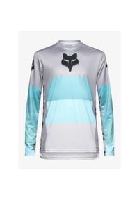 FOX - Bluza rowerowa męska Fox Ranger LS Jersey Grid. Kolor: szary. Materiał: jersey