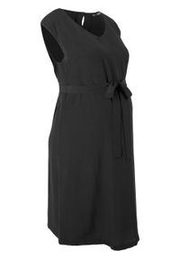 Sukienka ciążowa bonprix czarny. Kolekcja: moda ciążowa. Kolor: czarny