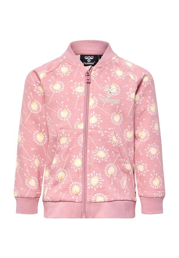 Bluza dresowa dla dziewczynki Hummel hmlLogun. Kolor: różowy. Materiał: dresówka. Sport: piłka ręczna