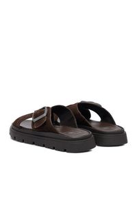 G-Star RAW - G-Star Raw Klapki CEO-WI16-MARS-02 Brązowy ciemny. Kolor: brązowy. Materiał: skóra, zamsz #9