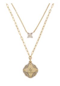 Guess Naszyjnik JUBN05 507JW Złoty. Materiał: metalowe. Kolor: złoty