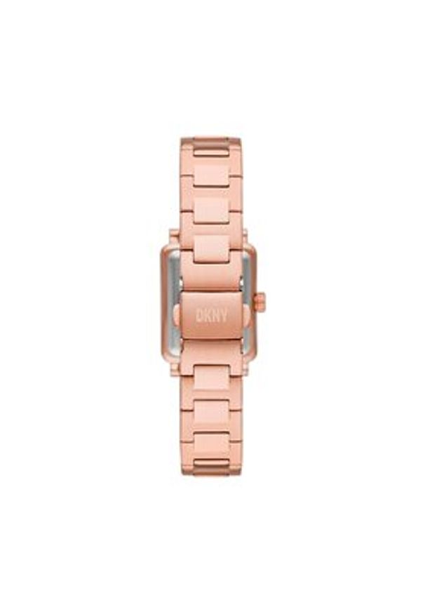 DKNY Zegarek City Rivet NY6663 Różowe złoto. Kolor: złoty, wielokolorowy, różowy