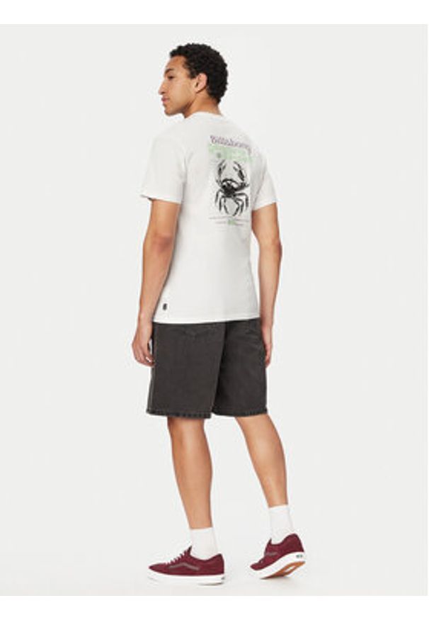 Billabong T-Shirt Fauna EBYZT00499 Biały Regular Fit. Kolor: biały. Materiał: bawełna