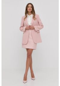 Marciano Guess spódnica kolor różowy mini prosta. Okazja: na co dzień. Kolor: różowy. Materiał: tkanina. Styl: casual #4