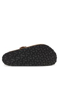 Birkenstock Klapki Boston Sfb 1030814 Brązowy. Kolor: brązowy. Materiał: zamsz, skóra