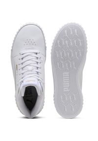 Adidasy Puma Carina 3.0 Mid, Kobiety. Kolor: biały. Materiał: syntetyk, materiał. Sport: fitness