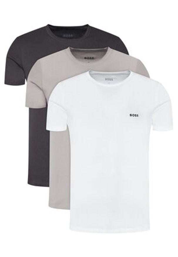 BOSS Komplet t-shirtów 50532468 Kolorowy Regular Fit. Materiał: bawełna. Wzór: kolorowy