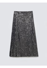 Big-Star - Spódnica damska cekinowa midi srebrna Soleasi 904. Okazja: na co dzień. Kolor: srebrny. Długość: długie. Styl: elegancki, casual, klasyczny #7