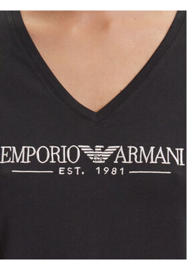 Emporio Armani Underwear T-Shirt EW000409 AF10881 UC001 Czarny Regular Fit. Kolor: czarny. Materiał: bawełna