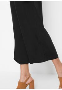 Spodnie culotte TENCEL™ Lyocell bonprix czarny. Kolor: czarny. Materiał: lyocell #6