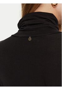 LOLA CASADEMUNT Golf LF2415019 Czarny Regular Fit. Typ kołnierza: golf. Kolor: czarny. Materiał: syntetyk #3