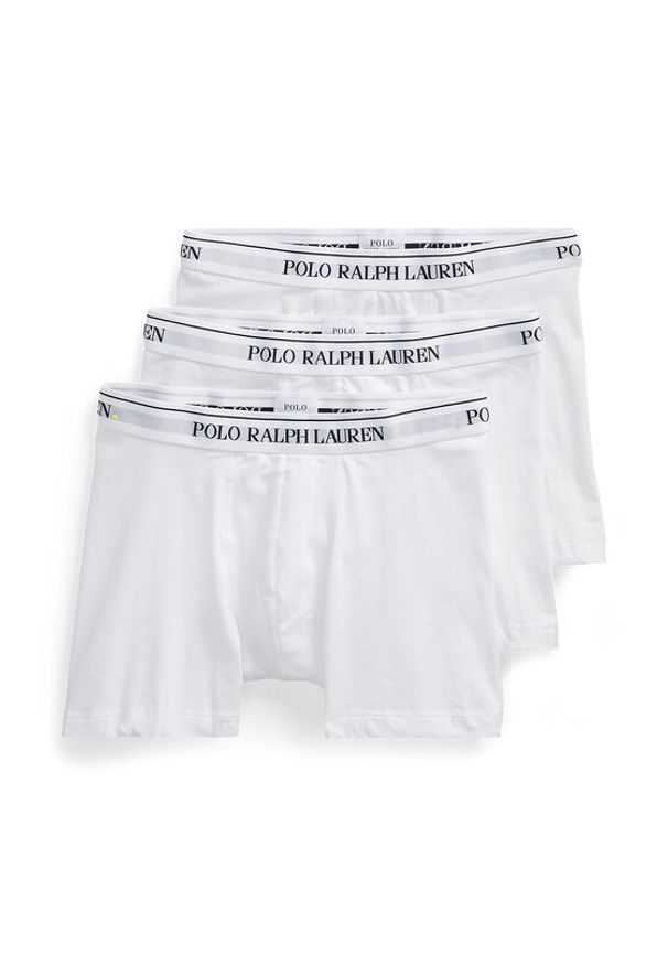 Polo Ralph Lauren Komplet 3 par bokserek 714835887003 Biały. Kolor: biały. Materiał: bawełna