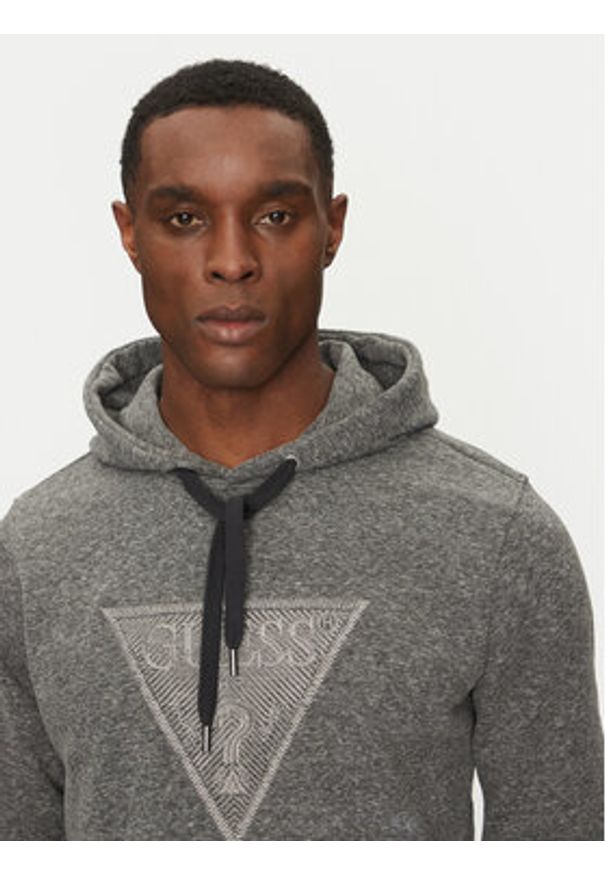 Guess Bluza M5RQ07 KCLK2 Szary Regular Fit. Kolor: szary. Materiał: syntetyk