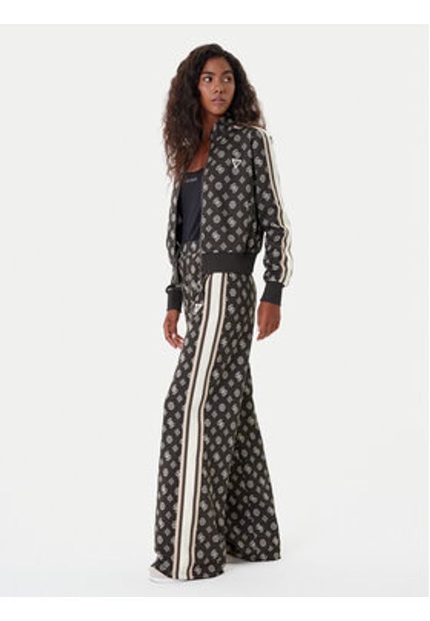 Guess Spodnie dresowe V5YB10 K0282 Zielony Relaxed Fit. Kolor: zielony. Materiał: syntetyk