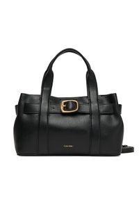 Calvin Klein Torebka LV04F3295G Czarny. Kolor: czarny. Materiał: skórzane